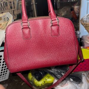 Aldo Cherry Red Satchel Bag